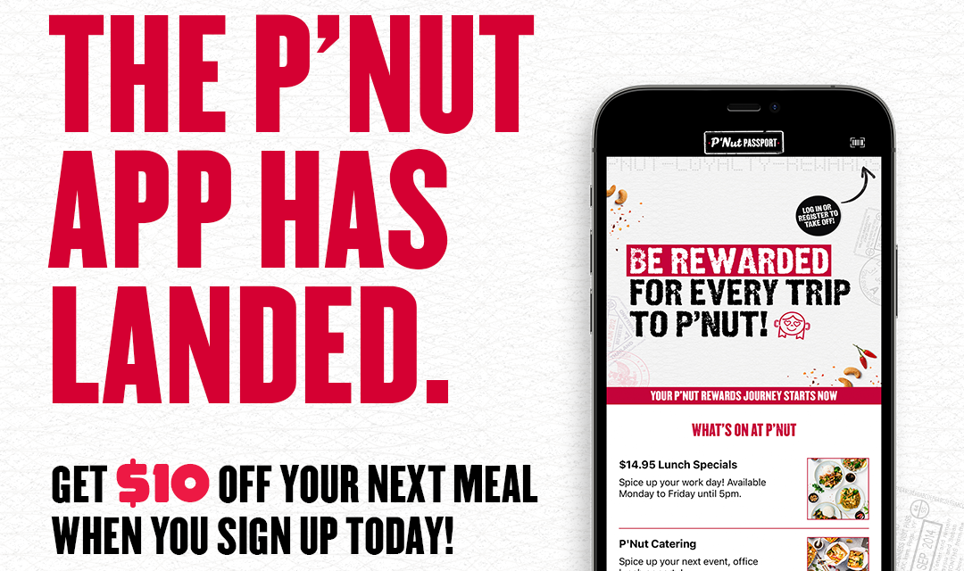 THE P’NUT LOYALTY APP IS HERE